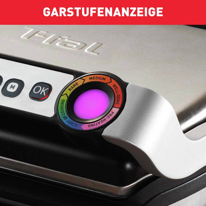 Tefal OptiGrill GC705D Kontaktgrill Intelligente Sensoren 600cm²
