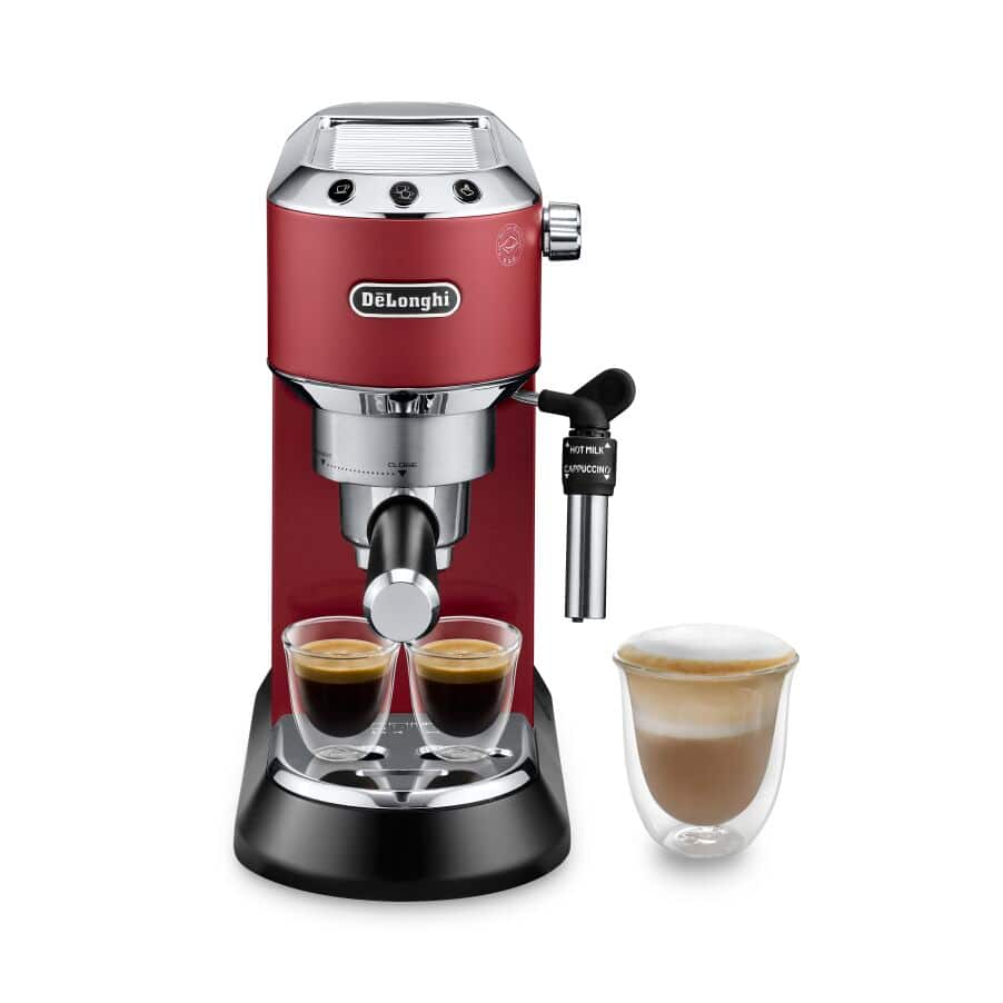 De'Longhi Dedica Style Espresso Machine Black Compact Pump Coffee Maker