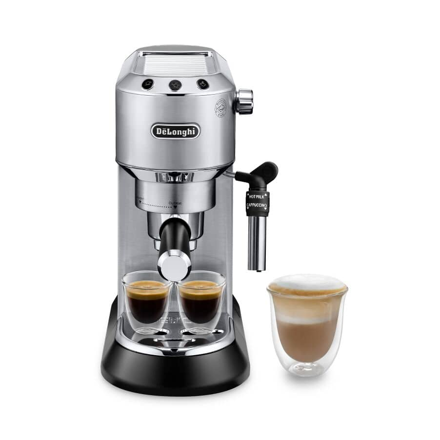 De'Longhi Dedica Style Espresso Machine Black Compact Pump Coffee Maker